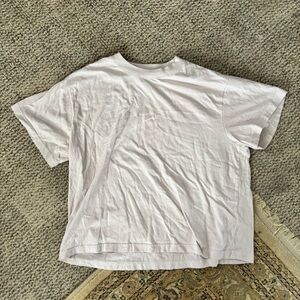 Koto | Size L | Light Pink Boxy Tee - Classic Crewneck